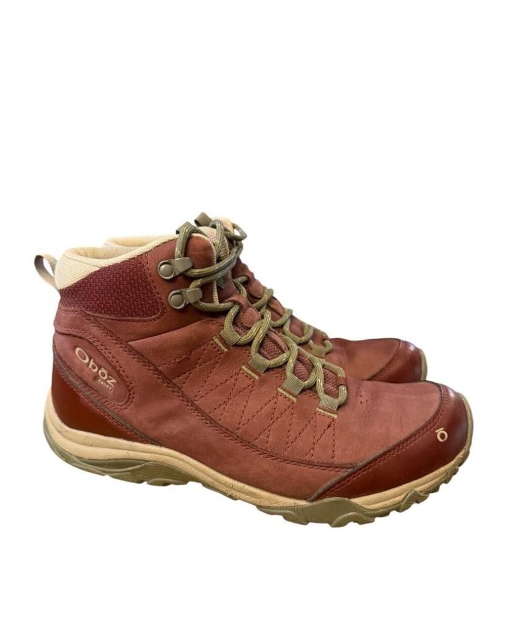 Oboz Ousel Waterproof Hiking Boot Port Leather Women size 8.5